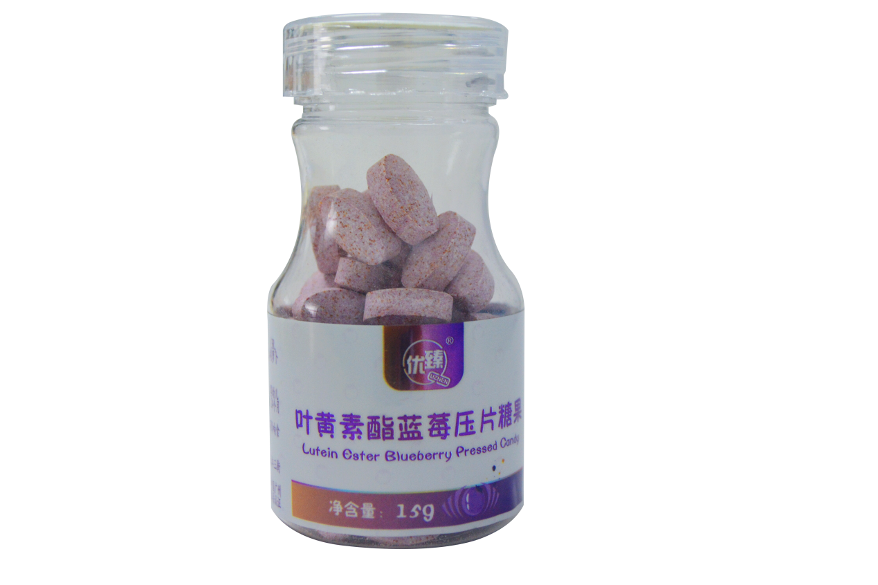 蓝莓味压片糖果代加工厂